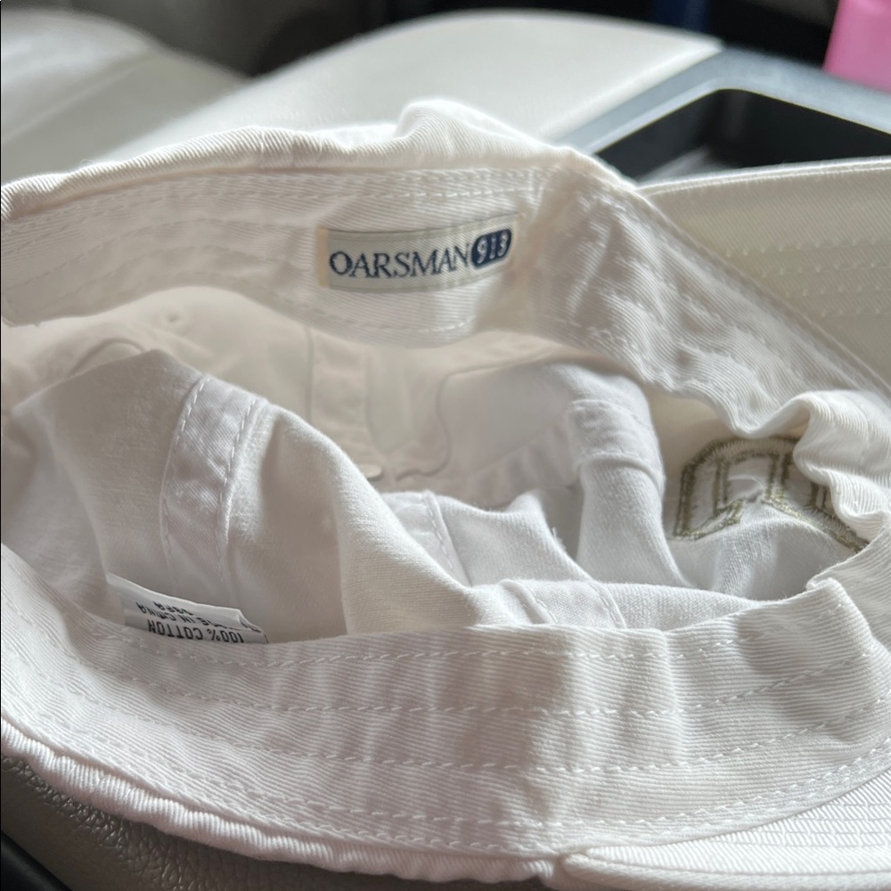 White Cap with Gold Lettering - Picture 2 of 4